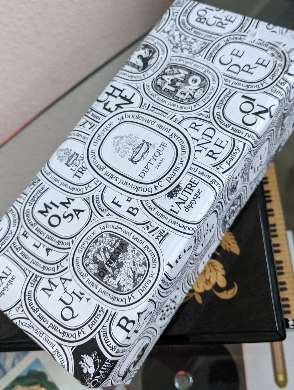 DIPTYQUE Black & White Scented Candle Trio Gift Set ...MADE In FRANCE